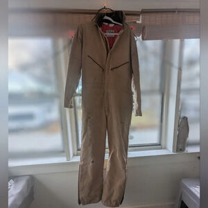 Walls Blizzard Pruf Insulated Coveralls Tan Men's XL 1980S
